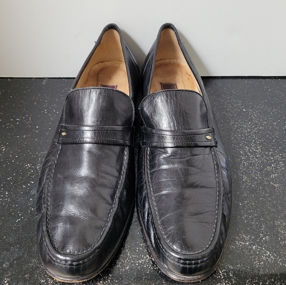 Bally Black Leather Loafers